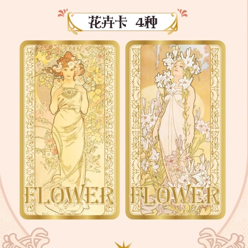 Genuine KAYOU Timeless Mucha Floral Fantasy Vol.1 Heritage Collection Full Box Official Premium Art