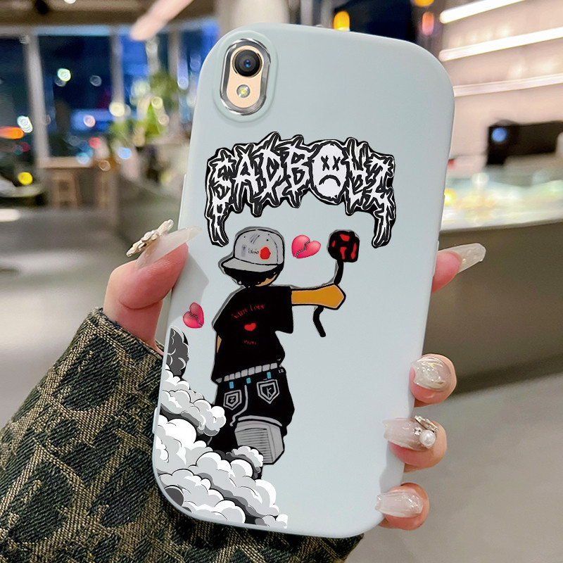 Casing Hp Untuk OPPO A37 A37F Case Casing pola anak laki-laki Kasing HP model baru Cesing bulat gemu