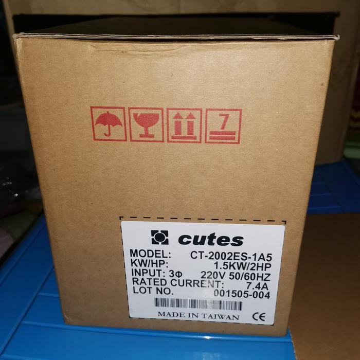 CT-2002ES-1A5 1.5KW 3PH 220VAC INVERTER CUTES