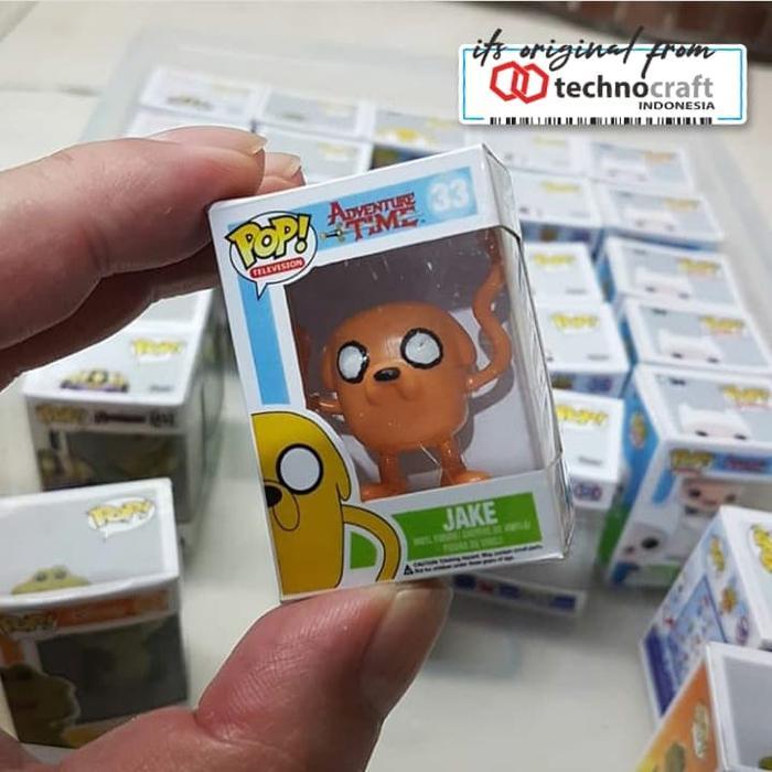 HOT SALE MINIATUR FUNKO POP JAKE ADVENTURE TIME ORIGINAL TECHNOCRAFT TERMURAH