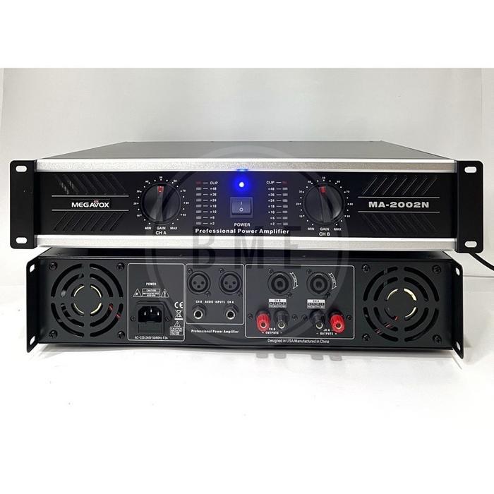 TERBARU POWER AMPLIFIER MEGAVOX MA2002N/MA 2002N 2 X 2000 WATT