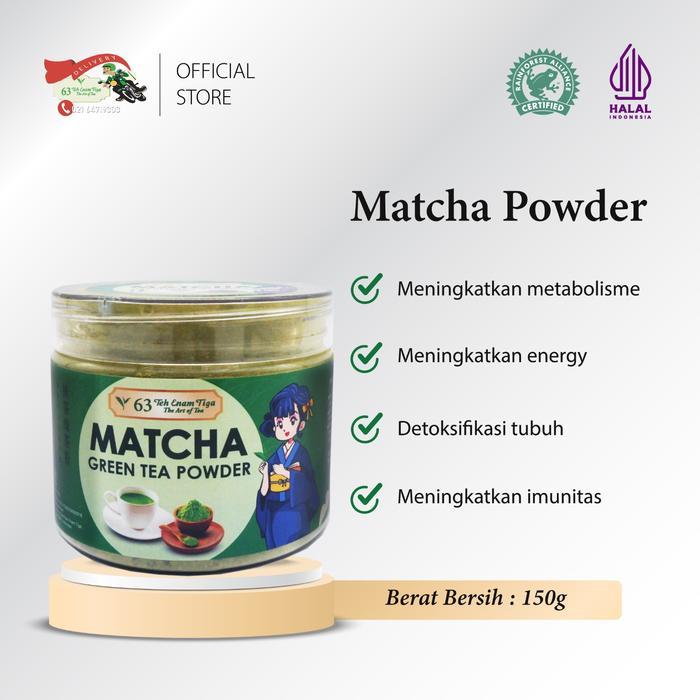Zeny Store- Teh 63 Matcha Green Tea Powder 150Gr