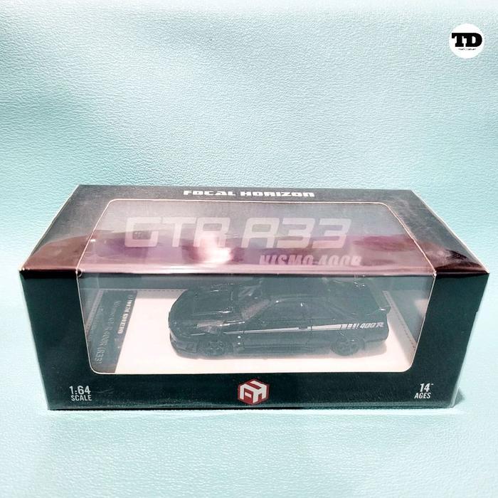 DIECAST 1:64 FOCAL HORIZON NISMO 400R R33 BLACK