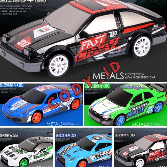 MOBIL RC DRIFT 4WD / RC DRIFT MINI SKALA 1:24GHZ / MAINAN MOBIL REMOT RACING / RC DRIFT HUANGBO
