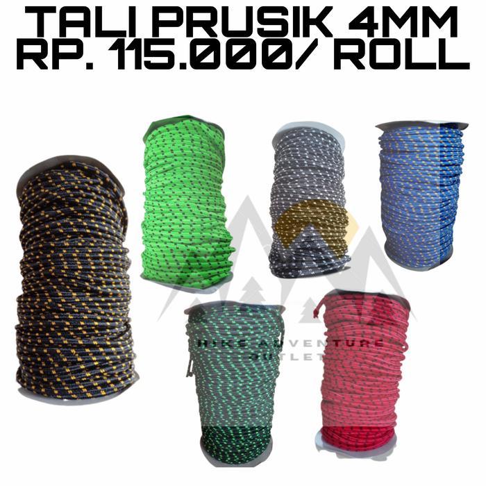 tali prusik tali paracord 4mm /roll