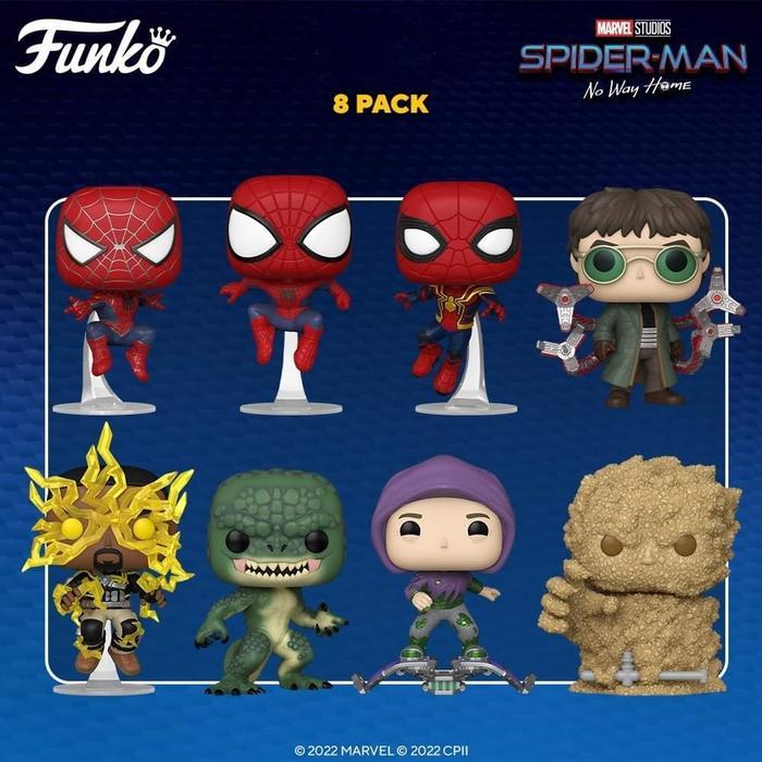 FUNKO POP SPIDER-MAN GREEN GOBLIN SANDMAN LIZARD DOCTOR OCTOPUS LIZARD
