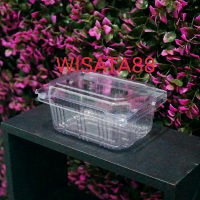 Terbaru Mika Buah Anggur / Mika Buah Strawberry / Mika Kue / Kotak Cake / 500G