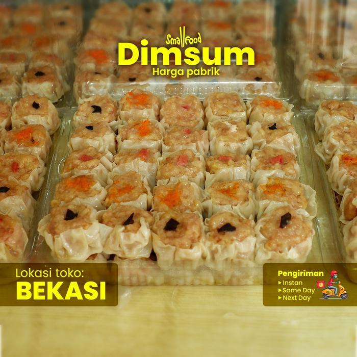 ready BEKASI 100 Pcs - Dimsum Siomay Premium Super Frozen Food Halal - Smallfood