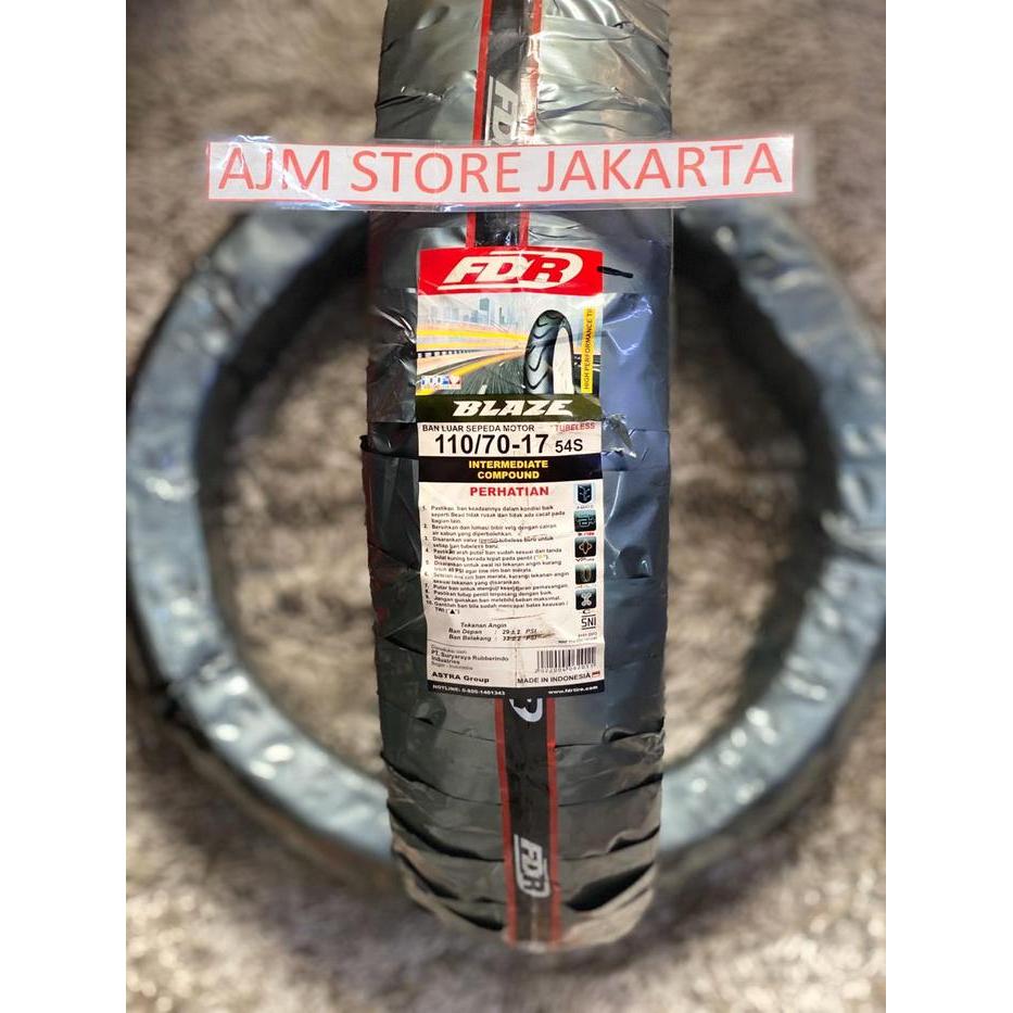 FDR Blaze 110/70-17 Tubeless..
