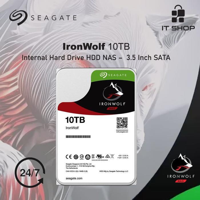 Seagate Ironwolf NAS Internal 10TB - Harddisk