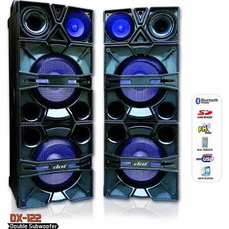 Speaker Active DAT DX-122 12 inchi Double Subwoofer Speaker - DX-122