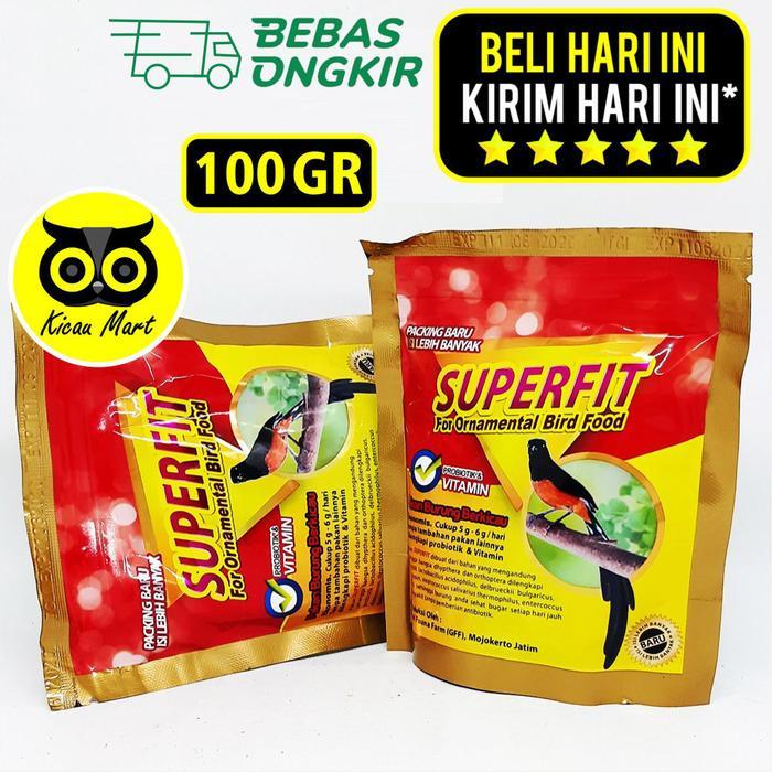 PAKAN VOER PUR SUPERFIT GOLD MAKANAN HARIAN BURUNG MURAI KACER CIBLEK