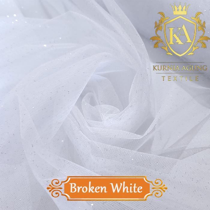 NEW Kain Tile Tulle Tila Gliter Korea 150cm Bahan Rok Dress Gaun 0,5 Meter