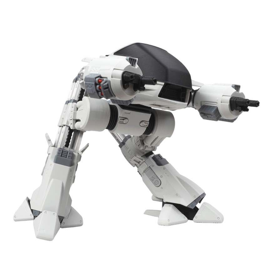 3D Printing ED-209 Droid RoboCop Action Figure Toys Model For Fridge Or Desktop