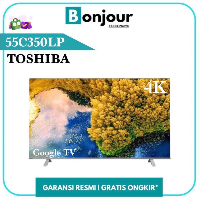 TV 55 Inch Toshiba 55C350LP Toshiba 55C350 Google TV 4K HDR