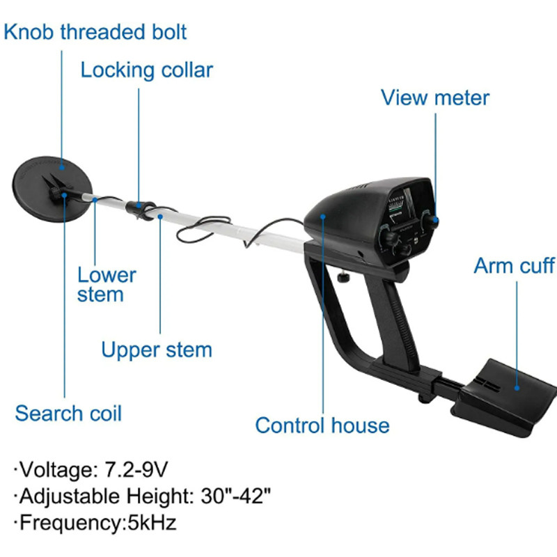MD-4030 Metal Detector Portable High Precision Hunter Detector Underground Gold Detector Metal