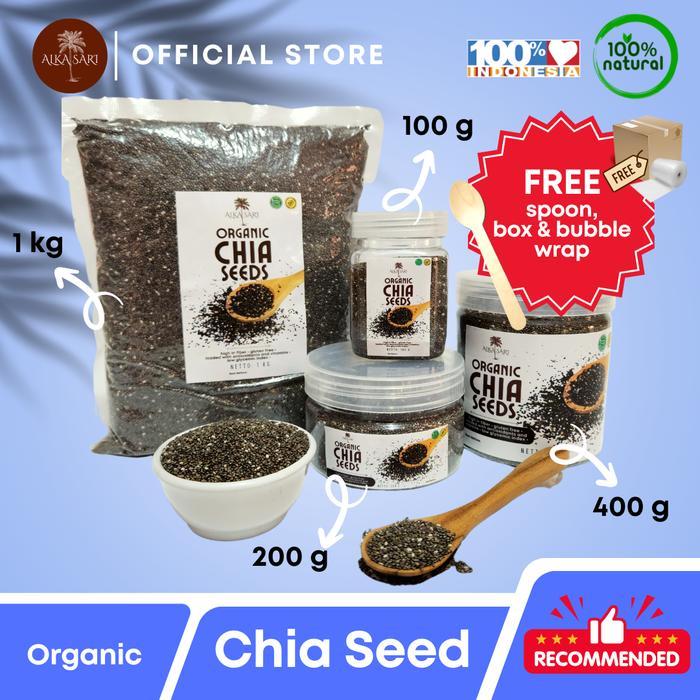 Organic Chia Seed / Biji Chia Seed Premium Untuk Diet Alka Sari