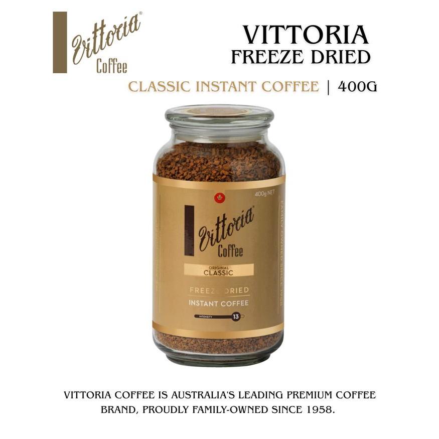 Vittoria Freeze Dried Classic Instant Coffee 400g