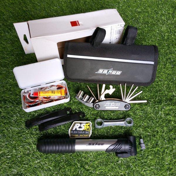 Promo sahoo tool set sepeda pompa toolkit tambal ban Terlaris