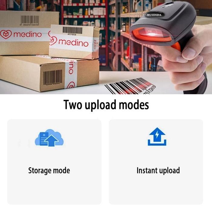 Expose Scanner Barcode 1D AutoScan Wireless Bluetooth Support Scan Label Resi & Barcode Produk untuk