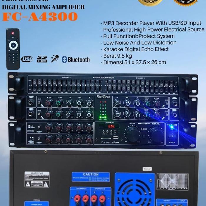 Power amplifier FC A 4300 Bluetooth