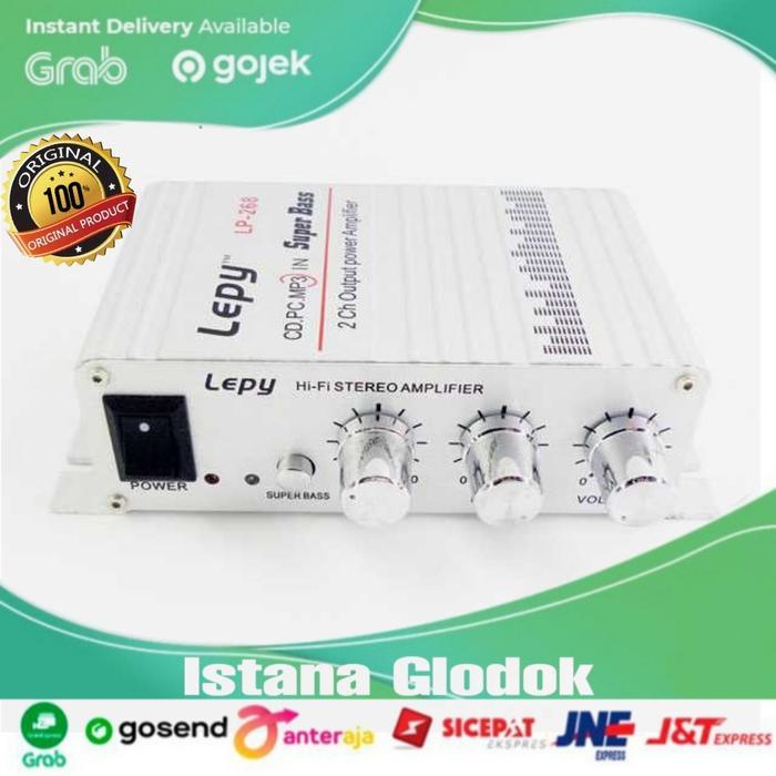 Amplifier Lepy HiFi Mini Stereo Treble Bass Booste