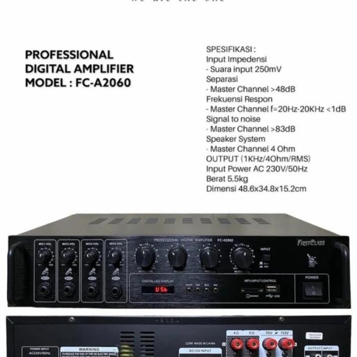 Amplifier Firstclass FC A2060
