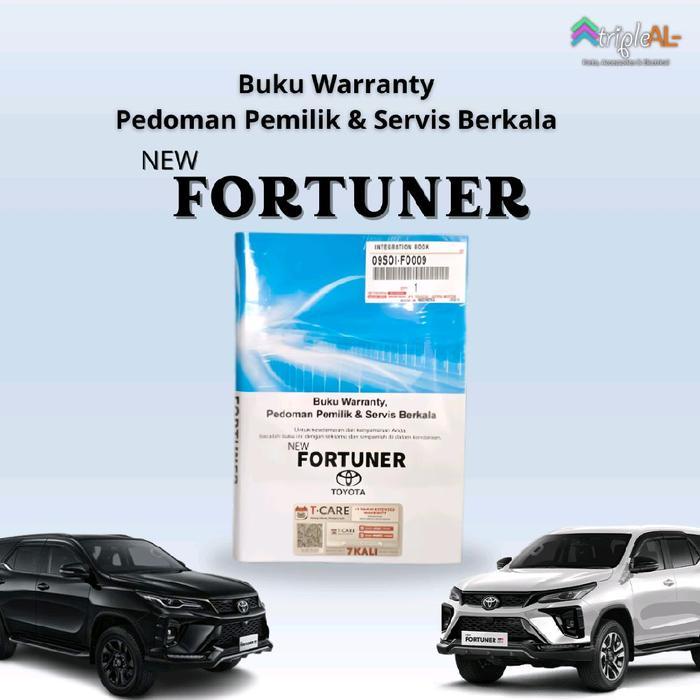Buku Manual Pedoman Pemilik Integration Book Fortuner Original Toyota
