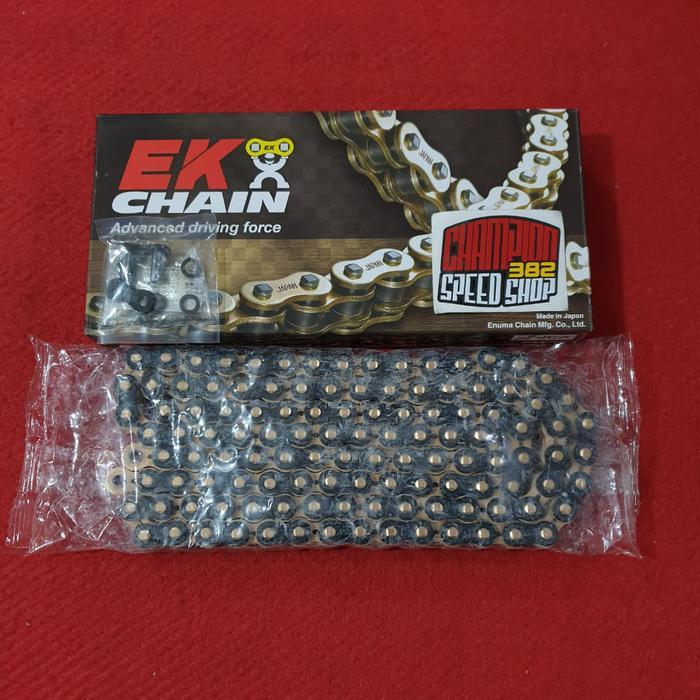 Rantai EK CHAIN SRX2 X Ring 520-120 Black Gold ZX25R ZX 25R R25 MT25