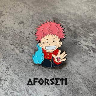 Terlaris PIN ENAMEL ITADORI YUJI BROS PIN/ PIN MURAH / PIN COUPLE / PIN AESTHETIC / PIN LUCU / PIN