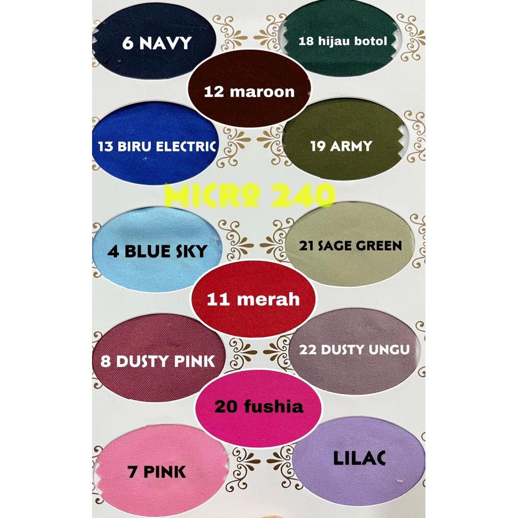 Promo Multi Kain Micro Microtex Lebar 2.4 Meter Harga Roll An Original