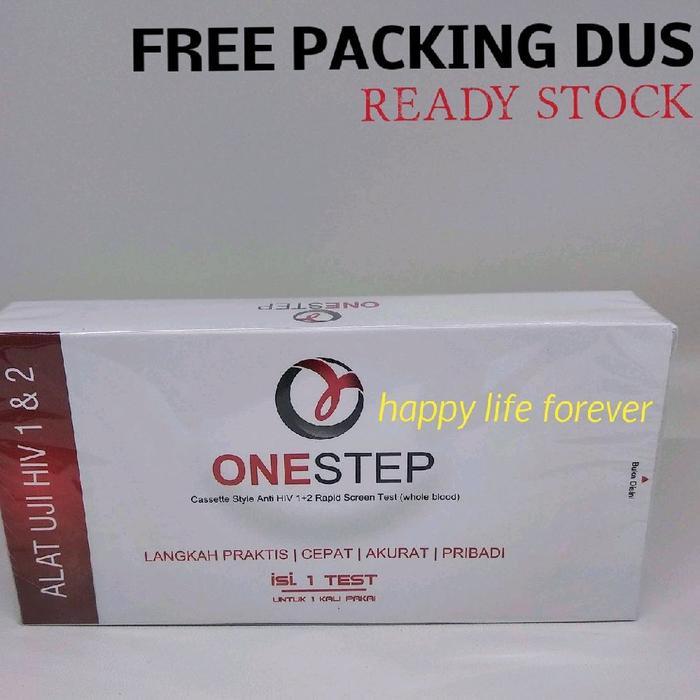 QUALITY ONESTEP HIV TEST - Alat Uji HIV - HIV Tes - Alat Tes HIV - Cek HIV