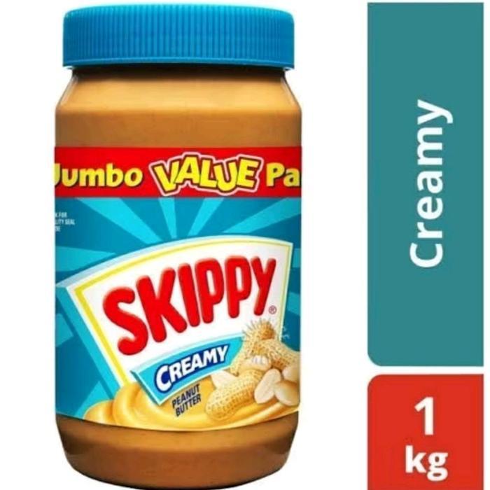 YUMMY Skippy Creamy 1 kg - Produk Kemasan 1 kg Cocok untuk Berbagai Keperluan Skippy Creamy Berat 1