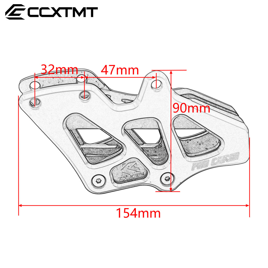 Motorcycle C Chain Guide Guard Protector For Kawasaki KX250F KX450F 20092018 KX 250F 450F KXF 250