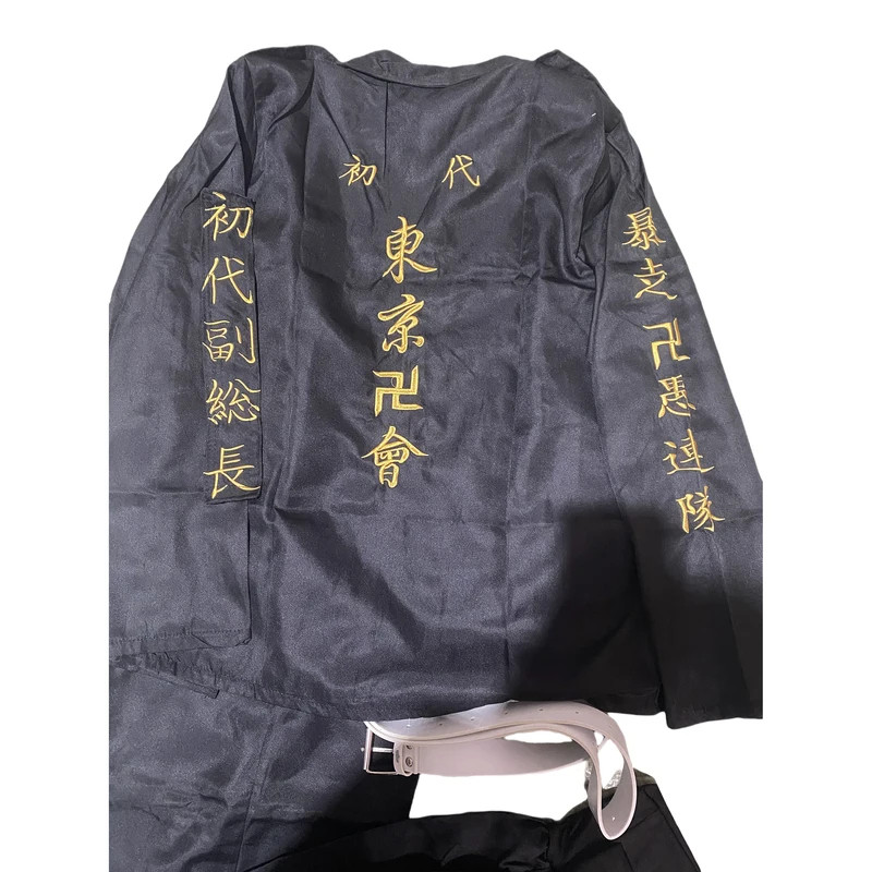 Anime Tokyo Revengers Cosplay Costume Mikey Manjiro Sano Ken Embroidery Jacket Coat Tokyo Manji Gang