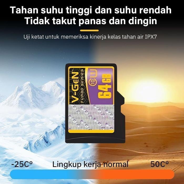 Promo V-Gen Micro Sd Vgen 128Gb 512Gb 1Tb 2Tb Micro Sdhc Memory Card Originall Class 10 Original