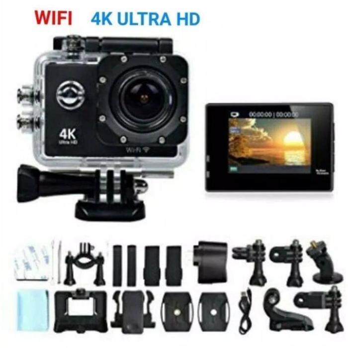 Promo Kogan Action Camera 4K Ultra Hd With Wifi / Kamera Vlogger Waterproof Anti Air 4K 30 Fps - Sln
