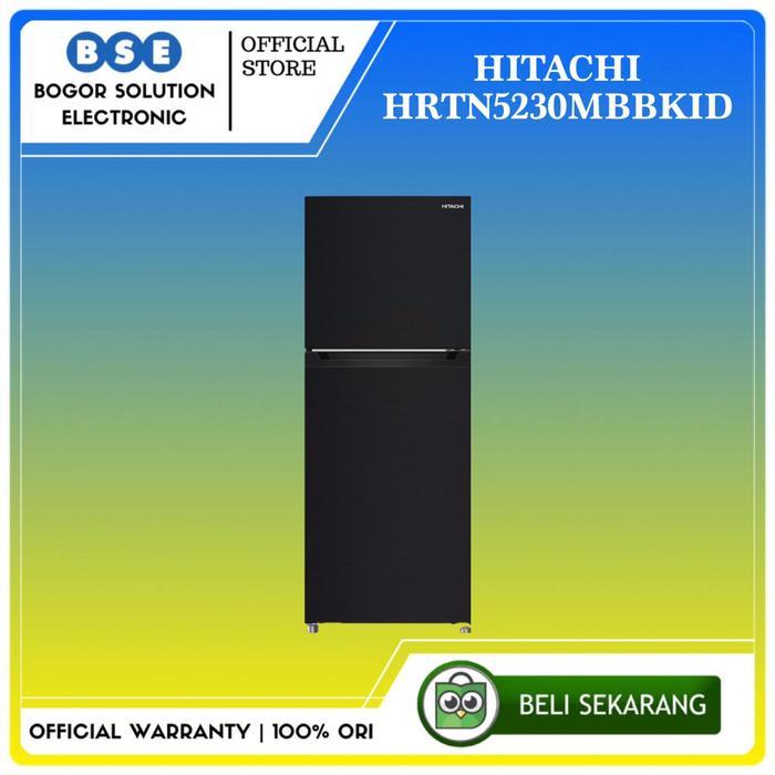 Kulkas Inverter HRTN5230MBBKID Hitachi 210 Liter Kulkas Top Freezer HRTN5230 [ORIGINAL]