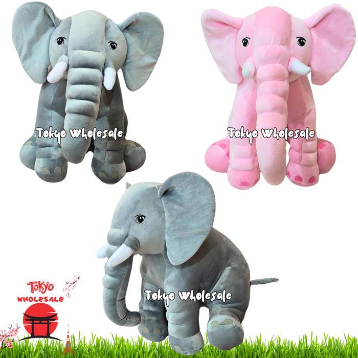 Boneka Gajah Elephant Plush Lucu Lembut