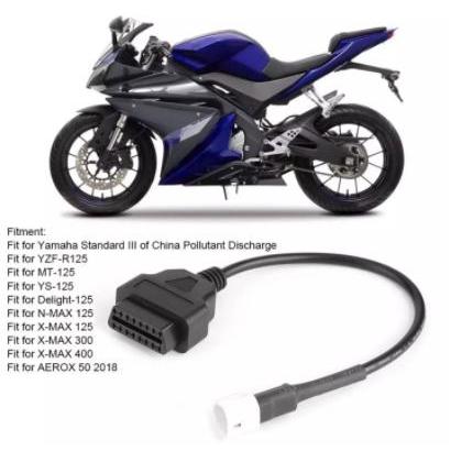 Odb2 Obd Yamaha Kabel Adapter Obd Yamaha 3 Pin