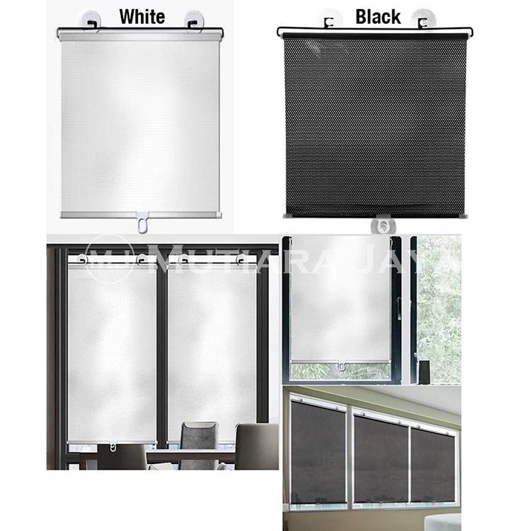 Plato Roller Blind Tirai Jendela Gulung Tempel Rumah Kantor Dapur