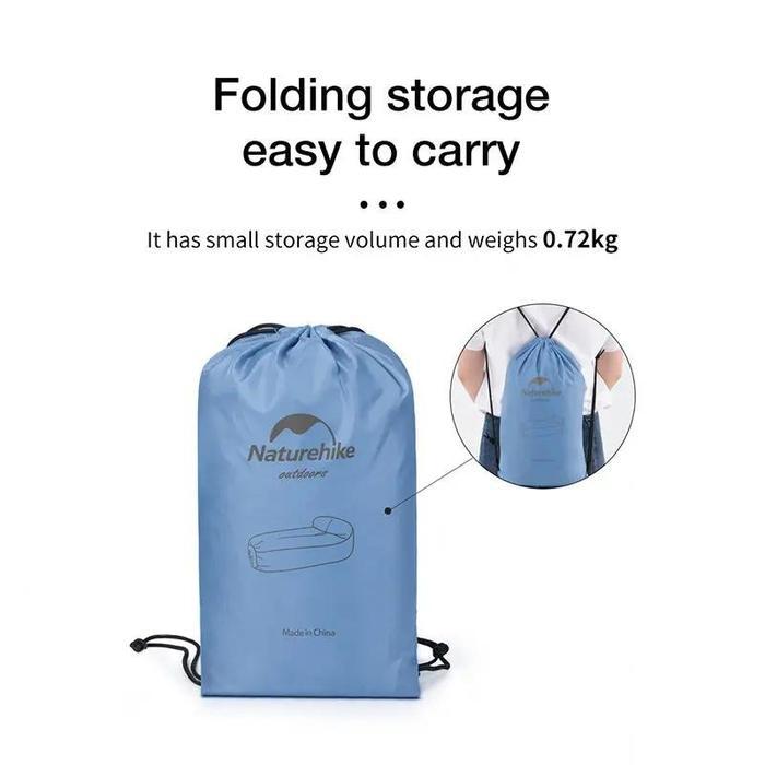 TERLARIS LAZY BAG INFLATABLE / AIR SOFA BANTAL OUTDOOR WITH PILLOW NATUREHIKE NH20FCD06
