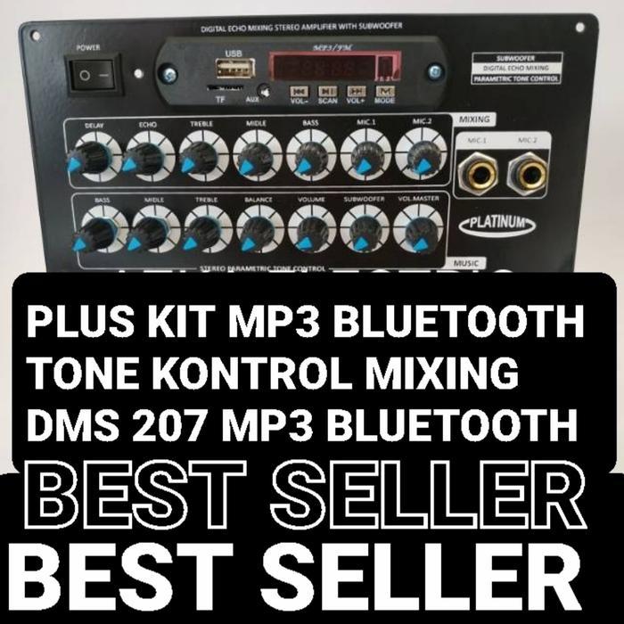 Dms 207 Bluetooth Mp3 Tone Mixing Gitar Echo Dms207 Mic Refeat Guitar