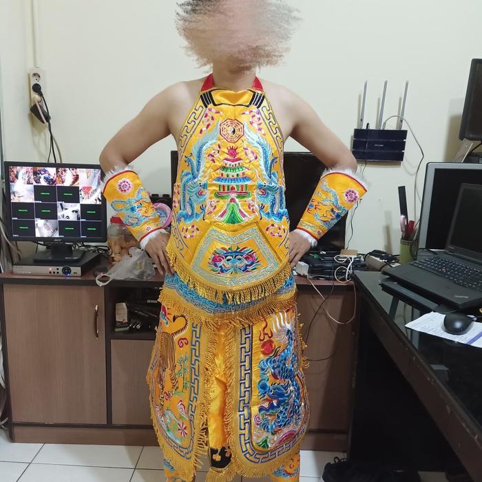 baju tatung / oto - taiwan import - kuning
