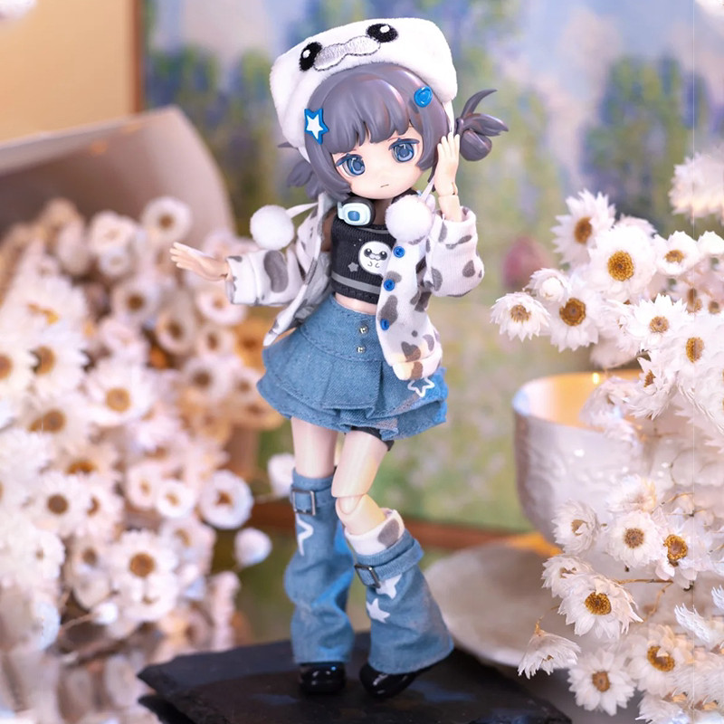 Genuine Freedom Claim Electronic Pet Blind Box Cute 1/12 BJD Anime Articulated Joint Figure Doll
