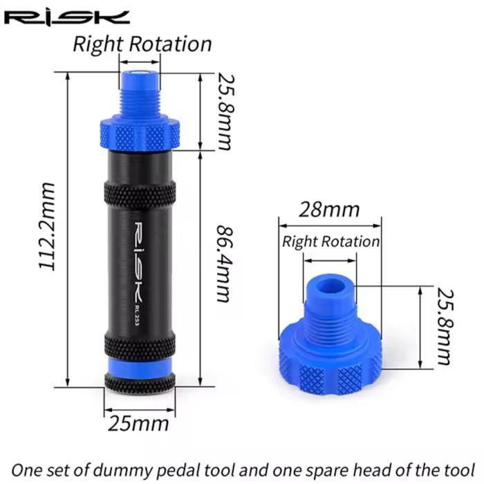 Risk Bicycle Repair Tool Pedal Rd Fd Chain Alat Pegangan Setting Rd Fd