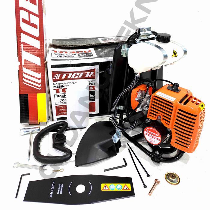 Mesin Potong Rumput TG328 TG431 TIGER 2TAK 4TAK / Mesin Pemotong Babat Rumput Gendong Kebun Ladang T