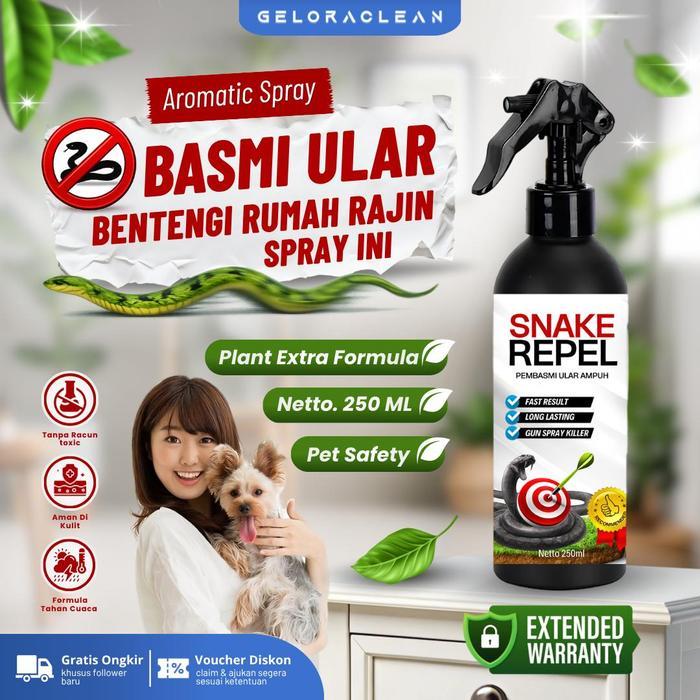 Rulbimart - Gelora Clean - Snake Repel Racun Pembasmi Ular Berbisa Penangkal Ular Masuk Rumah Ular