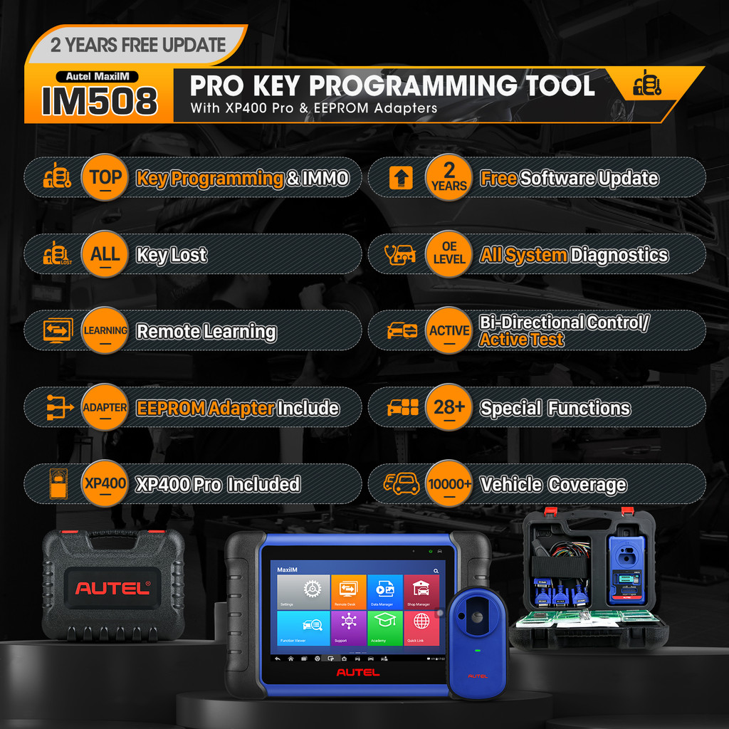 Autel MaxiIM IM508 with XP400pro Kit  IM508 Pro Comprehensive Key