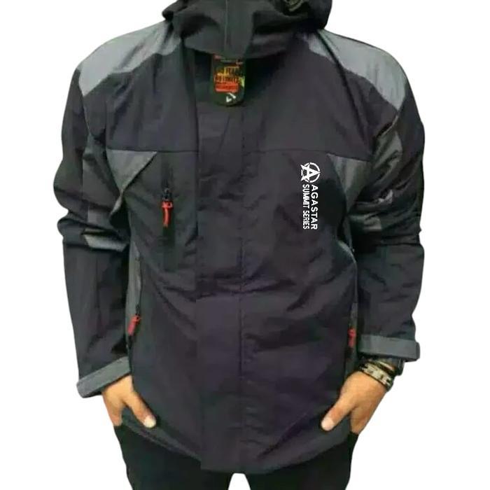 Eiger - Jaket Hoodie Outdoor Jaket Gunung Waterproof Jaket Anti Air Jaket Pria Wanita Keren